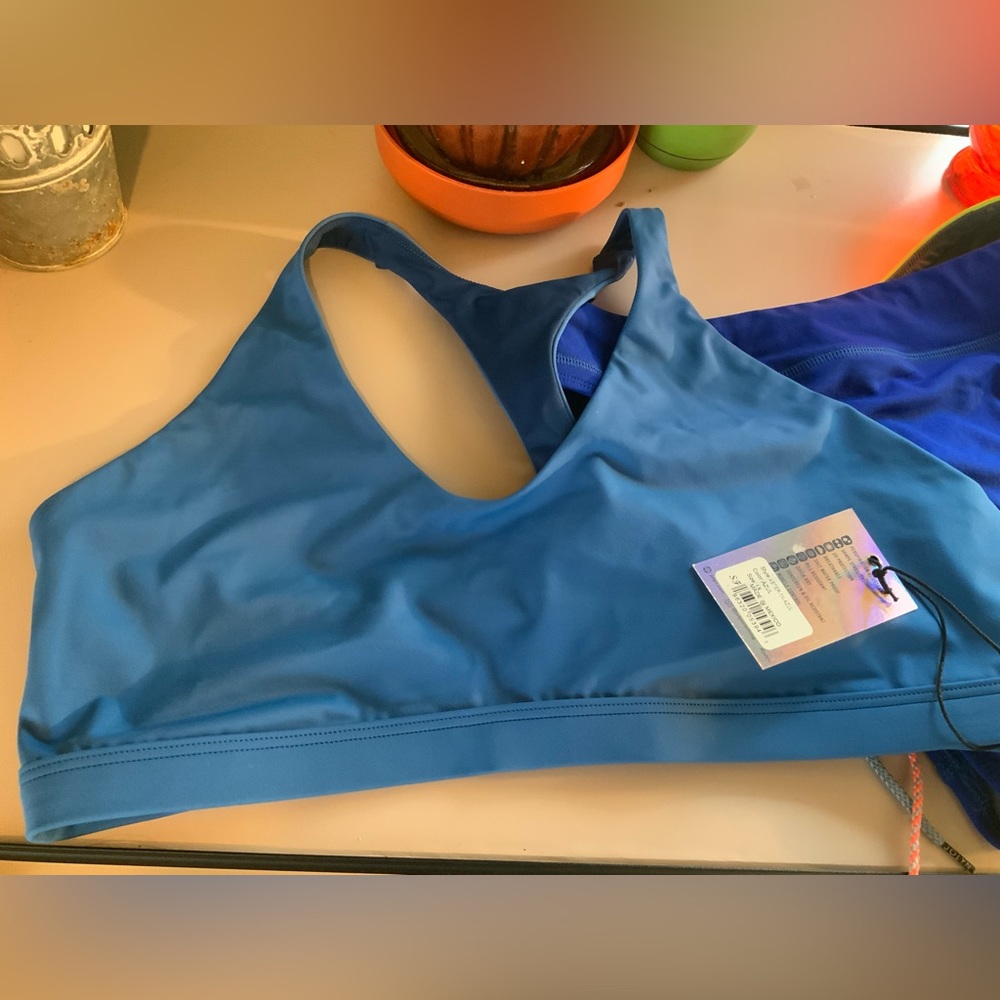 NEW Jolyn Aster bikini top Size 1X color Azul
